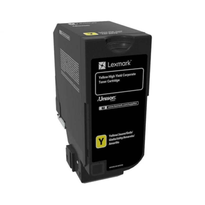 LEXMARK 74C2HYE toner Lexmark 74C2HYE žltý 12 000 strán CS725de / CS725dte