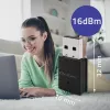 Kompaktný bezdrôtový mini USB Wi-Fi adaptér QOLTEC 57007 – Single-Band 2,4 GHz, až do 150 Mbit/s, interná anténa