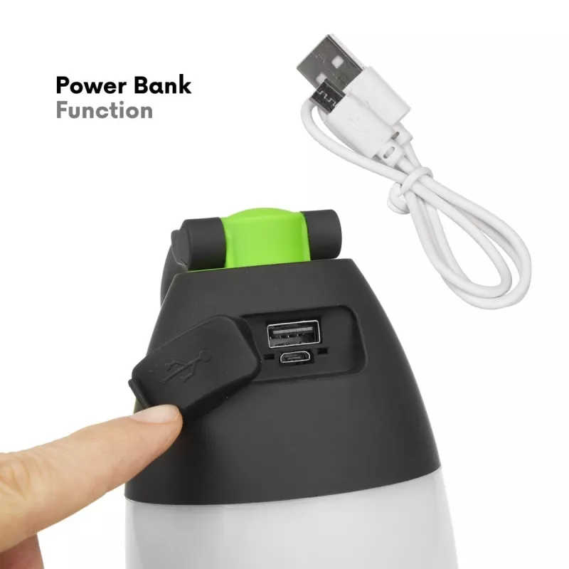 Nabíjacia LED kempingová lampa MACLEAN MCE298 3W prenosná, USB napájaná, kompaktná