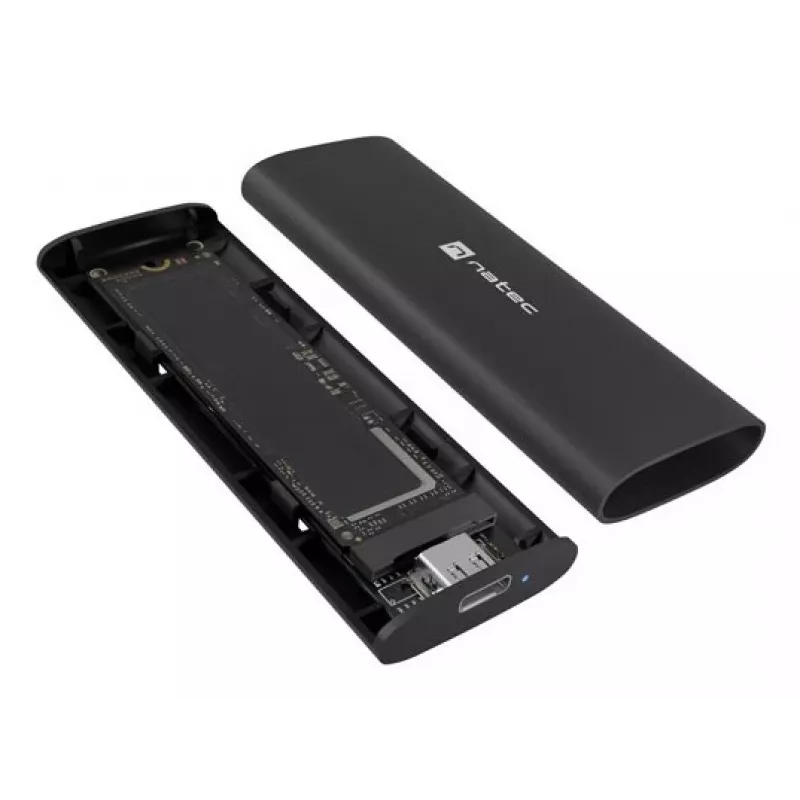 Natec SSDEXTERNAL Rhino M.2 NVMe Lite USB-C 3.1 Gen 2 hliníkové puzdro