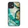 Ochranné puzdro iKins pre Apple iPhone 12 mini — aqua agate