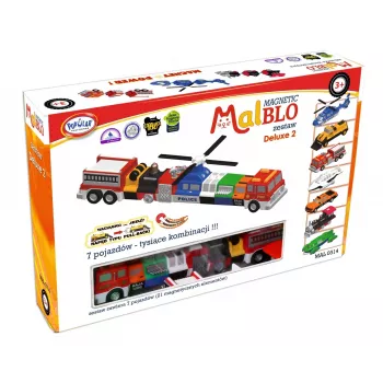 Sada vozidiel Popular Playthings Magnetic Mix or Match
