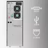 Qoltec 52284 UPS neprerušiteľný zdroj napájania | 10kVA | 10000W | účinník 1,0 | LCD | EPO | USB | online