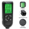 Qoltec merač hrúbky laku s LCD displejom | 0~2000 µm