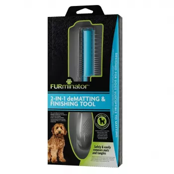 FURminator 2 in 1 - rozčesávač srsti a stylingový nástroj pre psov