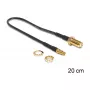 Koaxiálny kábel DeLOCK 88484 RG-174 0,2 m SMA TS-9 čierny