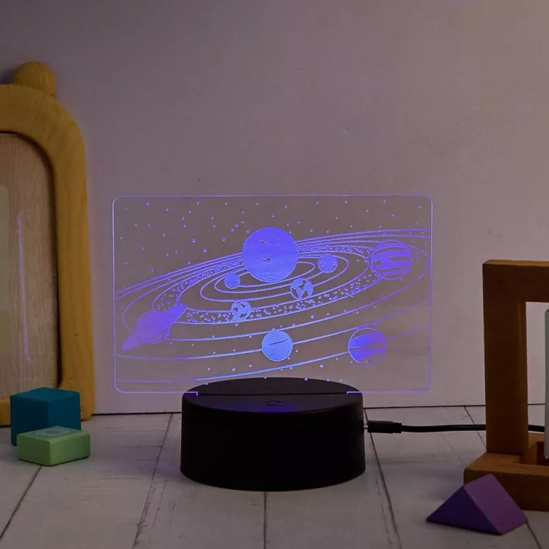 Manta SNL118RGB RGB 3D dekoratívna LED lampa