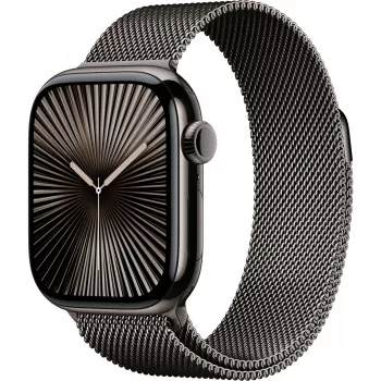 APPLE Watch Series 10 GPS + Cellular 42 mm titánové puzdro v slate s Milanese Loop v slate