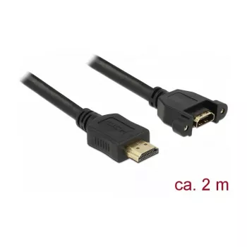 HDMI kábel DeLOCK 85464 2 m HDMI Type-A Standard čierny