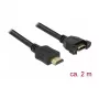 HDMI kábel DeLOCK 85464 2 m HDMI Type-A Standard čierny