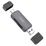 Čítačka kariet HOCO HB45 2-slot SD/TF s konektormi USB-A a USB-C