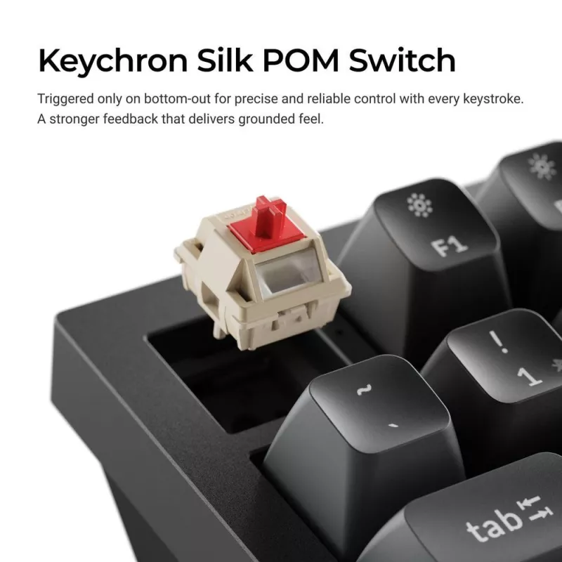 Mechanická klávesnica Keychron Q3 Ultra 8K — 80% QWERTY, káblová & Bluetooth, RGB, čierna