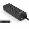 UNITEK Y-3089 rozhranie hub USB 3.2 Gen 1 (3.1 Gen 1) Type-A 5000 Mbit/s čierny