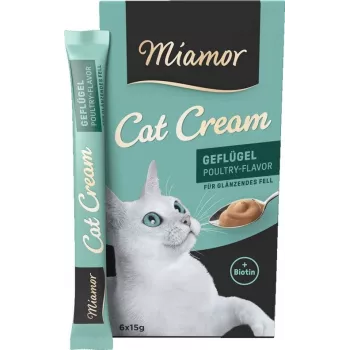 MIAMOR mačacia kréma hydina - mačacie maškrty - 6x15 g