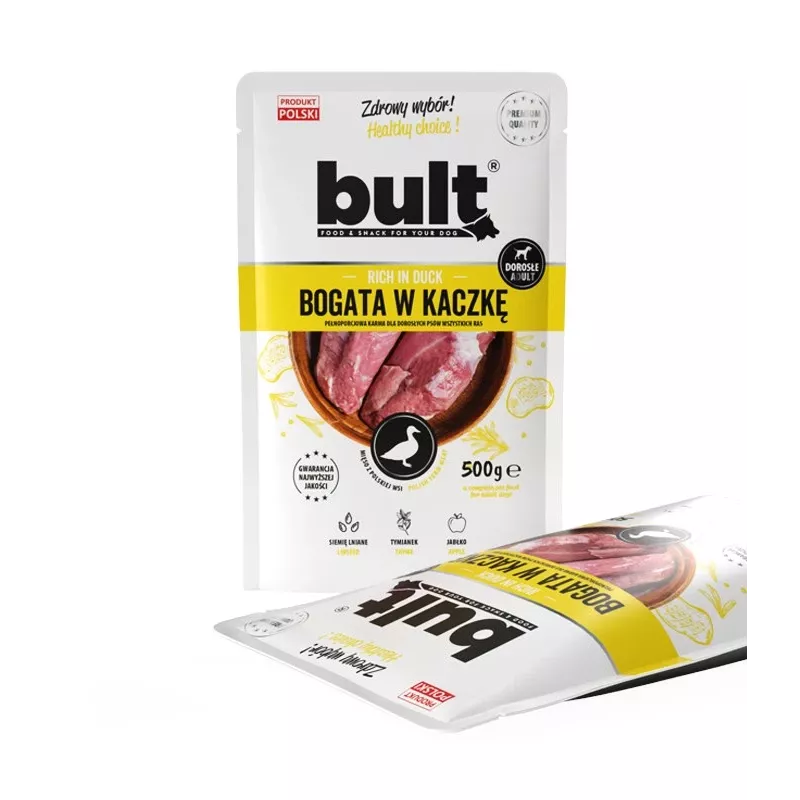 BULT bohaté na kačicu – mokré krmivo pre psov – 100 g