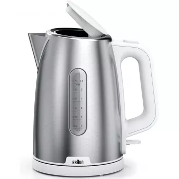 Braun WK 1500 elektrická kanvica 1,7 L 2200 W nerez, biela