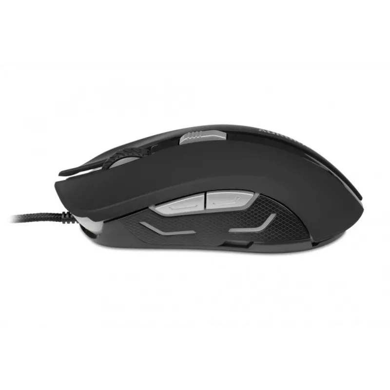 iBox Aurora A-1 IMOGS9031 drôtová optická herná myš, 2400 DPI, USB Type-A, RGB, pre pravákov, čierna