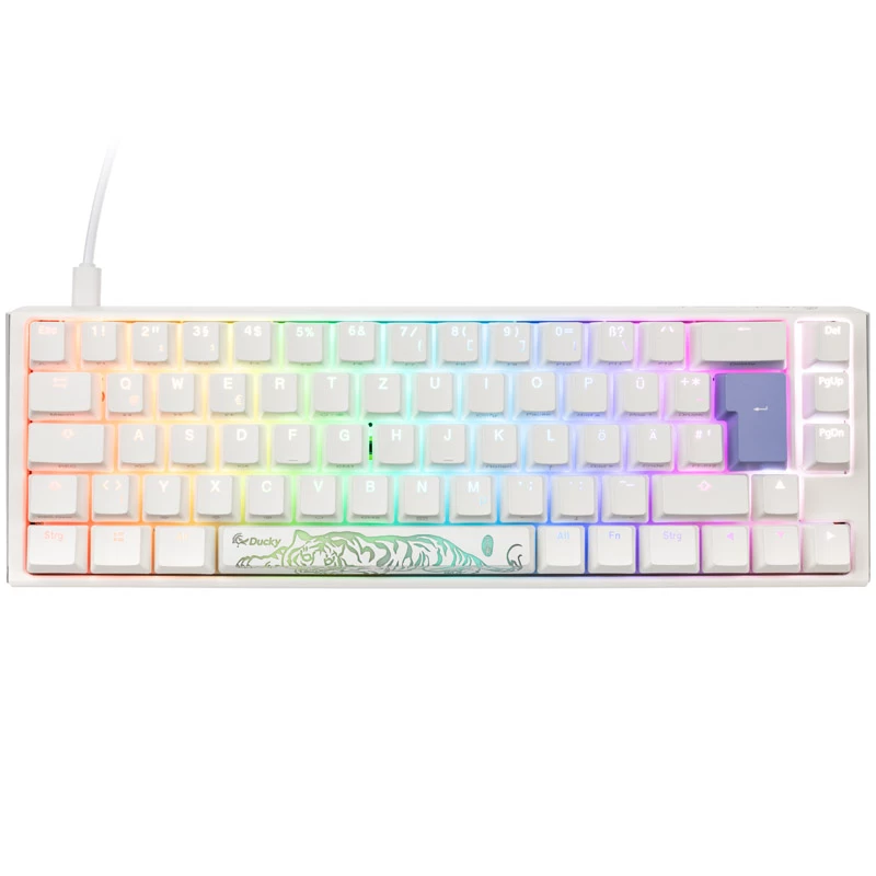 Ducky One 3 Classic Pure White SF klávesnica USB nemecká biela (DKON2167ST-WDEPDPWWWSC1)