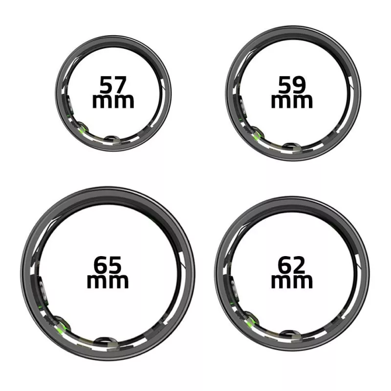 Inteligentný prsteň Manta SR01BK-57 Black, tep srdca a kyslík v krvi, IP68