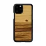 Puzdro na smartphone man and wood pre iPhone 11 Pro — terra čierna