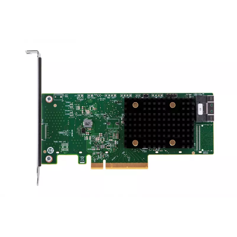Interný HBA adaptér Broadcom 9500-8i — PCIe SAS/SATA 12 Gbit/s, NVMe, Full-Height/Low-Profile