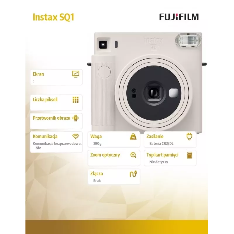 Fujifilm Instax Square SQ1 62 x 62 mm biely