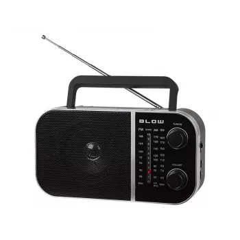 Prenosné analógové rádio BLOW RA6 AM/FM – batériové AM a FM prijímanie, konektor pre slúchadlá