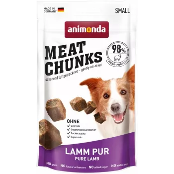 Tréningové maškrty pre psy animonda Meat Chunks Pure Lamb Adult 60 g, monoprotein, bez cukru a lepku