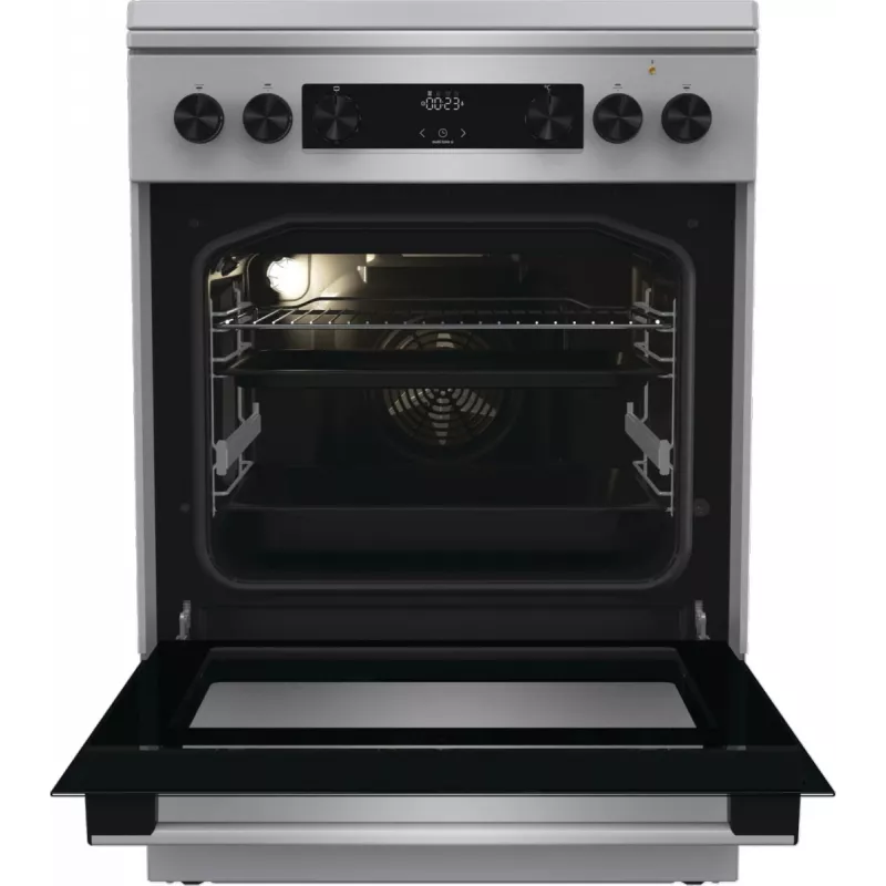 Gorenje GKS6C71XF voľne stojaci sporák s rúrou strieborný
