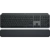 Logitech MX Keys S 920-011589 bezdrôtová klávesnica v plnej veľkosti, Bluetooth LE / Logi Bolt, podsvietená, nabíjateľná cez USB-C, QWERTY US International, s opierkou dlaní, grafitová