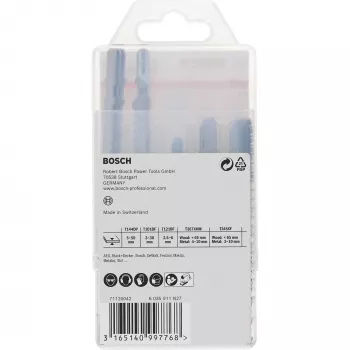 Bosch 2 607 011 438 čepeľ do priamočiarej/oblúkovej/šablónovej píly čepeľ do priamočiarej píly Carbide 15 ks