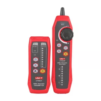 Lokalizátor káblov UNI-T UT683KIT — digitálny tester káblov a vedení s LCD displejom a akustickým signálom