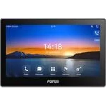 Fanvil I504W, 17,8 cm (7 palcov), LCD, 1024 x 600 pixelov, 2 W, čierna, Fast Ethernet