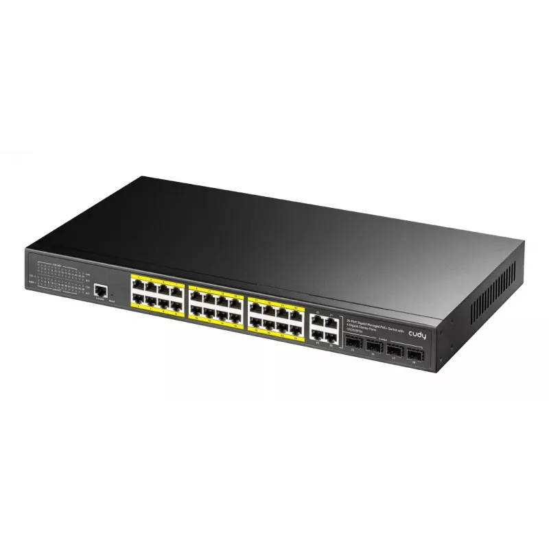 Managed switch Cudy GS2028PS4 L2 Gigabit Ethernet 24 portov PoE
