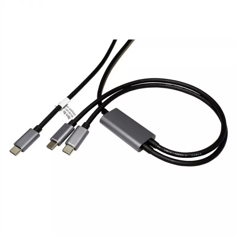 ROLINE - USB kábel - 24-pin USB-C (M) na 24-pin USB-C (M) - USB 2.0 - 1,85 m - USB napájanie (100 W) - čierny (11.02.8308)