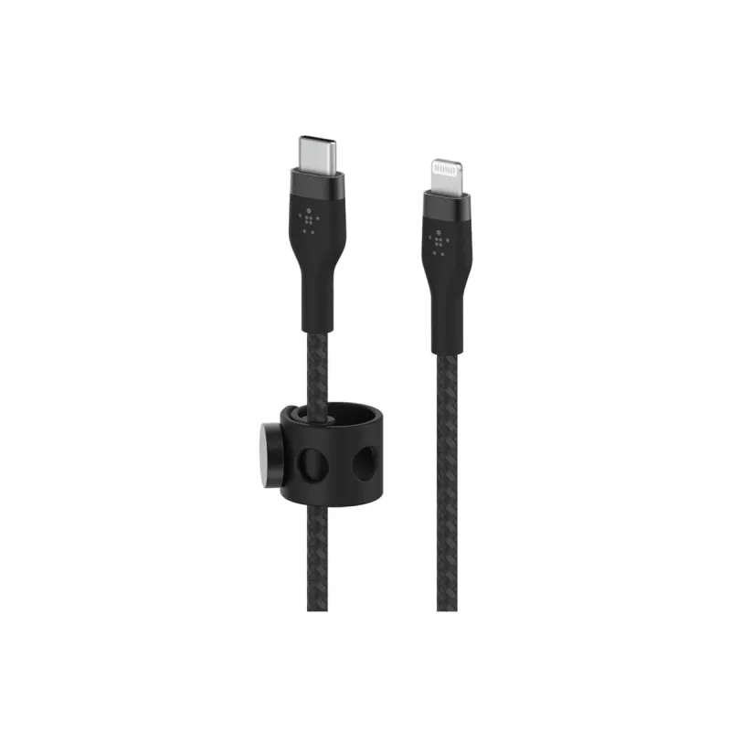 Belkin BOOST CHARGE - Lightning kábel - 24 pin USB-C samec na Lightning samec - 3 m - čierny - pre Apple iPad/iPhone/iPod (Lightning)