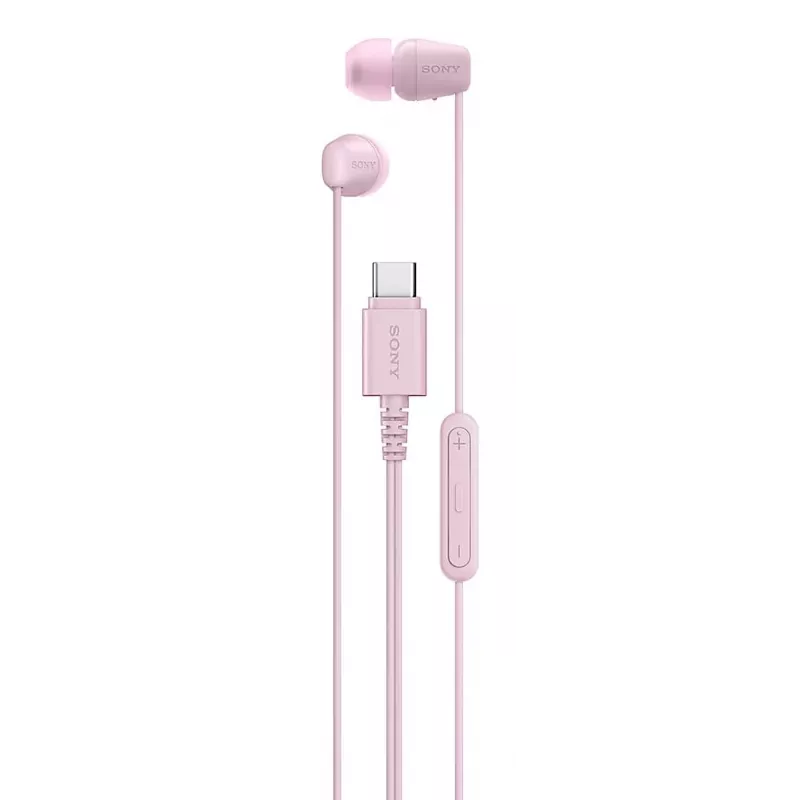 Sony IER-EX15C headset káblový in-ear hovory/hudba USB Type-C ružový