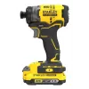 Stanley SFMCF820D2K rázový uťahovač/rázový skrutkovač 2900 ot/min čierna, žltá