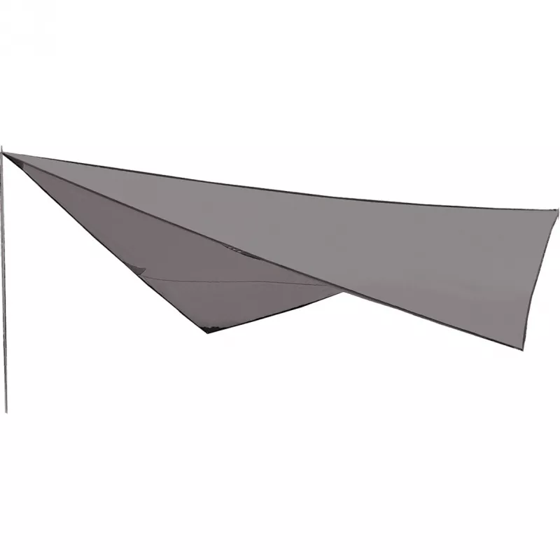 Plachta High Peak 10034, sivá polyester, vonkajší kryt a podložka
