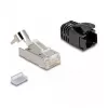 DeLOCK RJ45 modulárny konektor Cat.8.1 sada 25 ks s odľahčením ťahu