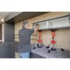 Stropná a montážna podpera Bessey STE90 nastaviteľná 575–910 mm s pákovým čerpadlom