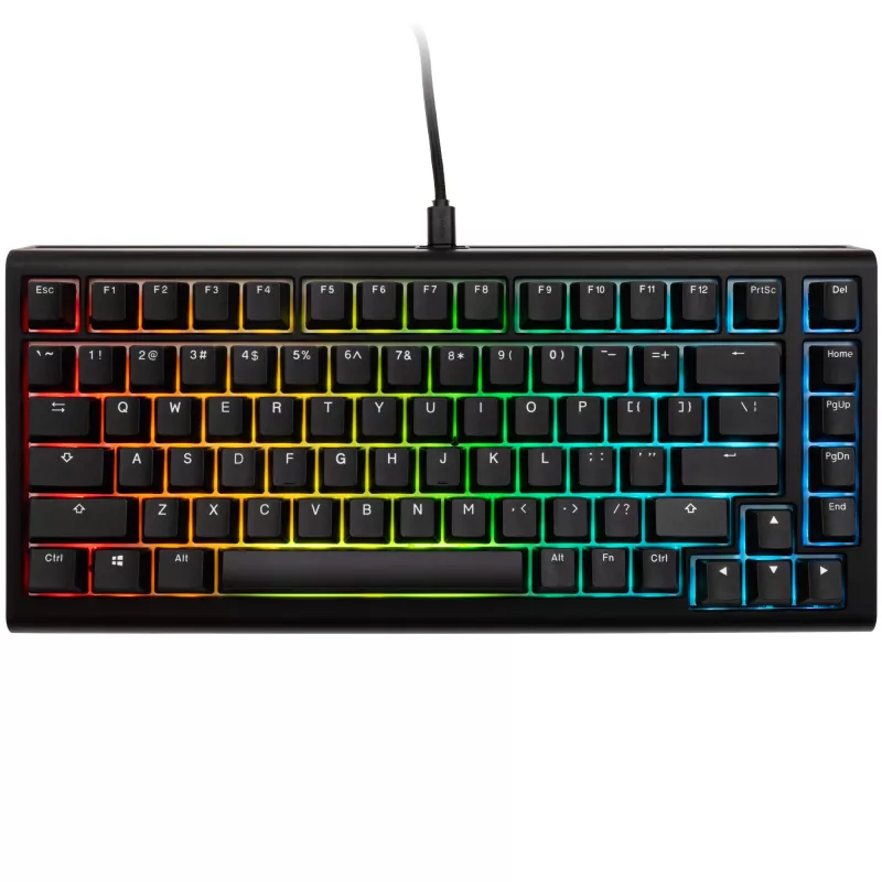 Ducky Tinker 75 hracia klávesnica, RGB, čierna - MX-Blue (ANSI)