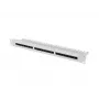 Patch panel LANBERG PPUA-1124-S 24 portov 1U 19 palcov kategória 6A UTP