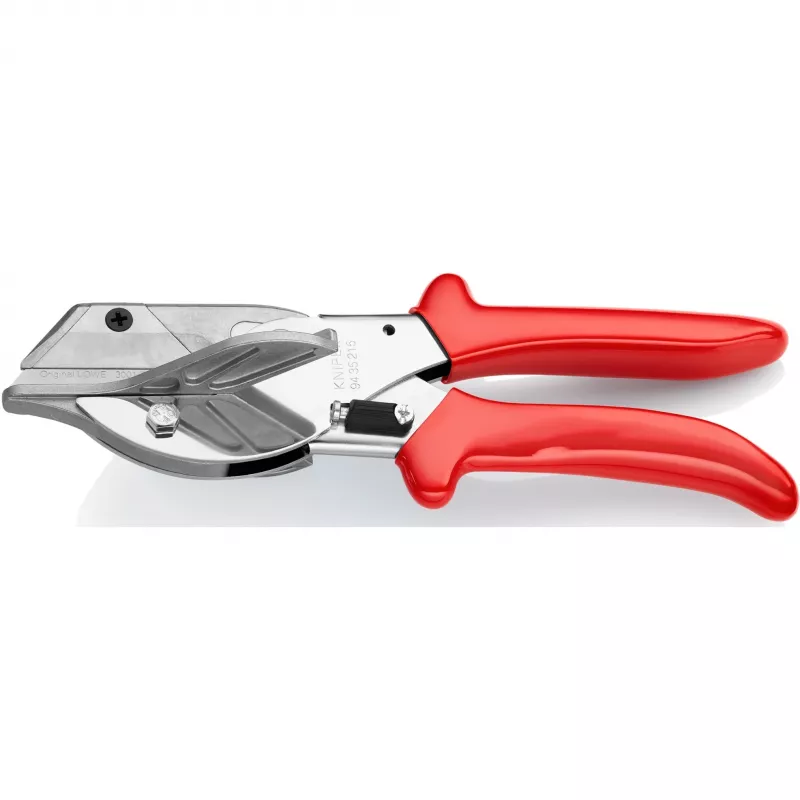 Knipex 94 35 215 Gérovacie nožnice na plastové a gumové profily, 215 mm