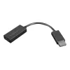 Lenovo 4X90R61023 adaptér DisplayPort na HDMI 2.0b, DP samec – HDMI samica, 22,5 cm, 4K, čierny