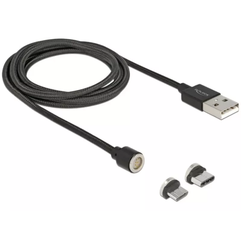 USB kábel DeLOCK 85723 USB 2.0 1,1 m USB A USB C/Micro-USB B čierny
