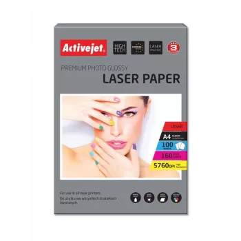 Fotopapier ActiveJet AP4-160G100L A4 160 g/m² Glanz 100 listov