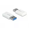WLAN sieťová karta DeLOCK 12770 USB 5000 Mbit/s bezdrôtová biela
