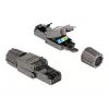 Sieťový kábel DeLOCK RJ45 samec Cat.8.1 STP bez nástrojov čierny