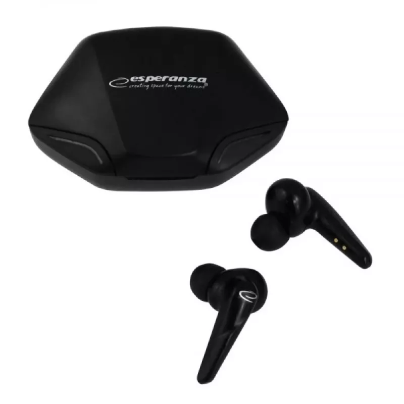 Esperanza EH231K slúchadlá/headset bezdrôtové in-ear hovory/hudba micro-USB Bluetooth čierne